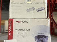 2x beveiligingscamers, hikvision - afbeelding 1 van  4