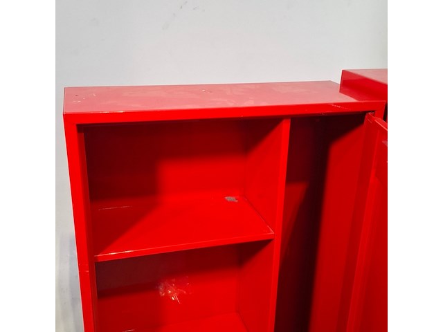 2x bhv kast zonder inhoud en 2x stander. - afbeelding 7 van  8