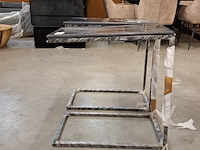 2x bijzettafel met stenenblad - afbeelding 6 van  7