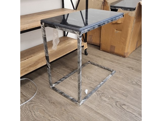 2x bijzettafel met stenenblad - afbeelding 1 van  6