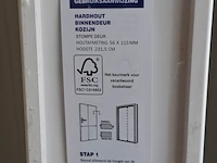 2x binnendeur kozijn, sakol, meranti | gegrond | stompe deur - afbeelding 5 van  5