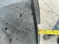 2x bkt 480/85 r26 tractorwielen met 26" stalen 10-gats velgen - afbeelding 2 van  10