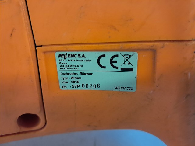 2x bladblazer (accu), pellenc, airion/airion 2 - afbeelding 19 van  19