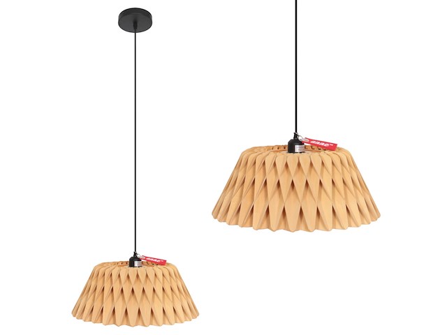 2x blank houten hanglamp 46cm, anne light, maze 3490e, beuken, 2026 - afbeelding 1 van  5