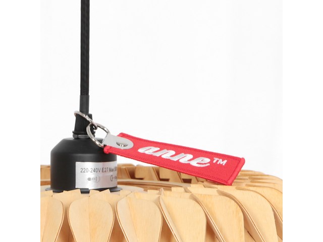 2x blank houten hanglamp 46cm, anne light, maze 3490e, beuken, 2026 - afbeelding 4 van  5