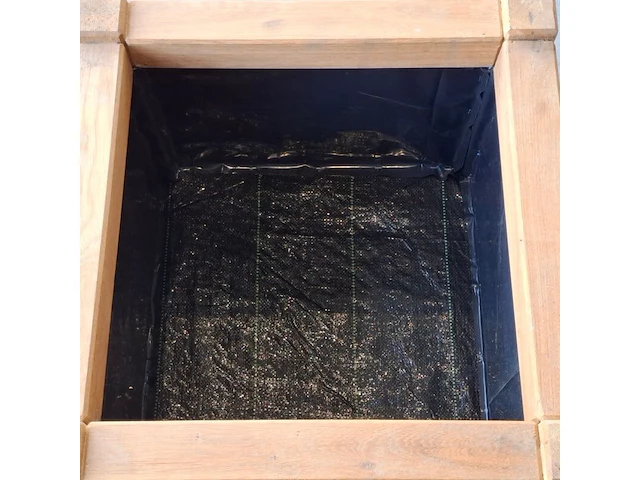 2x bloembak, massief eiken | 60x60x60 cm - afbeelding 3 van  3