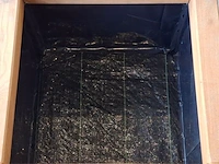 2x bloembak, massief eiken | 60x60x60 cm - afbeelding 3 van  3