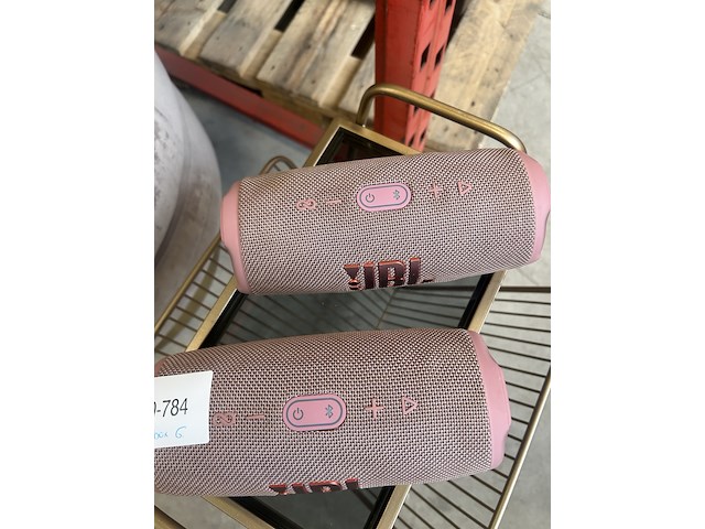 2x bluetooth speaker jbl, roze - afbeelding 4 van  5