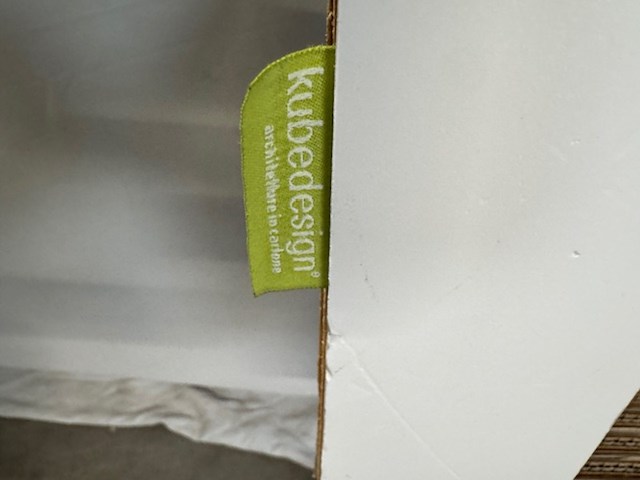 2x boekenkast kubedesign, zwart en wit - afbeelding 5 van  6