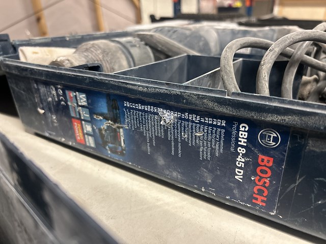 2x boorhamer in koffer bosch, professional gbh 8-45 dv - afbeelding 3 van  11