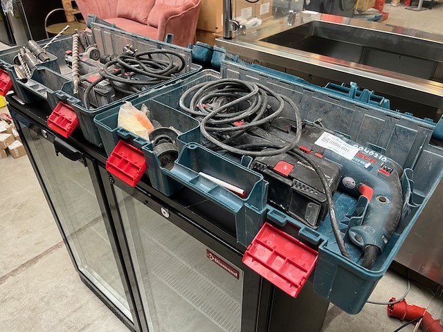 2x boorhamer in koffer met boren bosch, gbh 2-23 rea - afbeelding 1 van  4