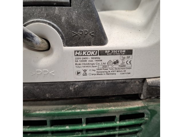 2x bouwstofzuiger, hikoki, rp 350ydm - afbeelding 6 van  7