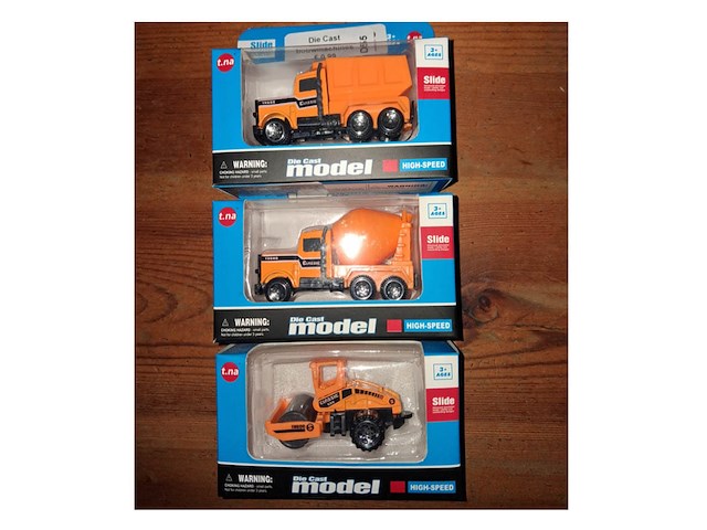 2x bouwvoertuig die cast vanaf 3 jaar - afbeelding 1 van  3