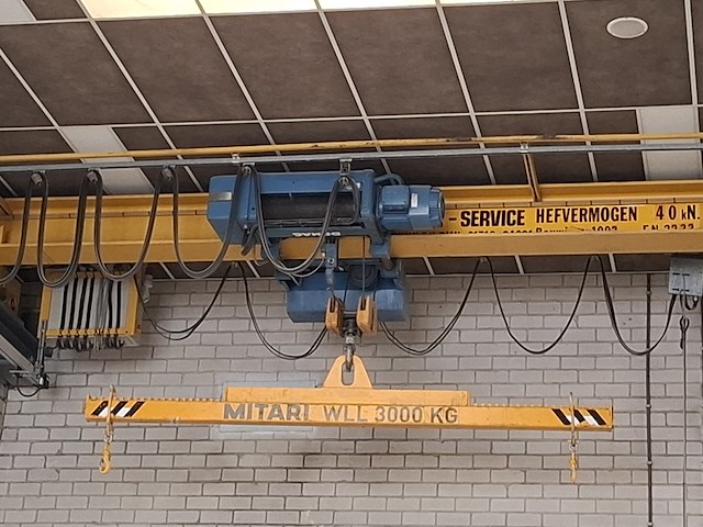 2x bovenloopbaan met loopkat, incl. evenaar, demag - afbeelding 10 van  11