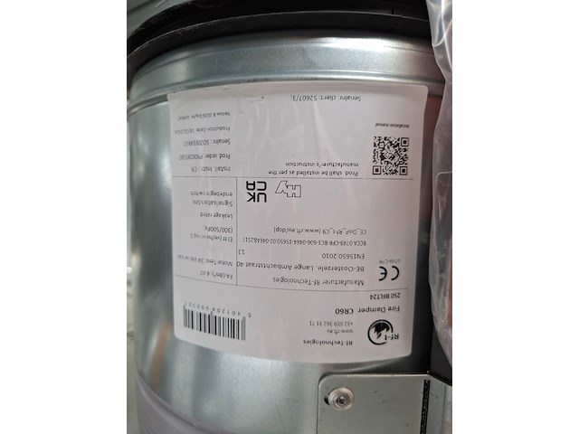 2x brandregelklep rf-t, cr60 - afbeelding 3 van  6