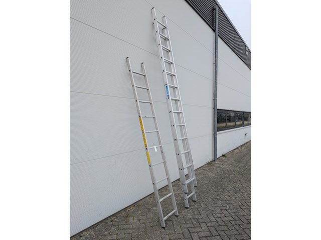 2x brandweerladder, zarges - afbeelding 2 van  9