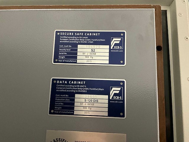 2x brandwerende archiefkast - afbeelding 9 van  9