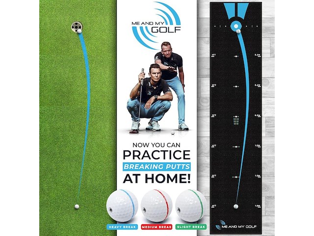 2x breaking ball putting mat me and my golf - afbeelding 1 van  7