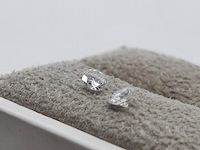 2x briljant geslepen diamanten, totaal 0,29 karaats (vs2) - afbeelding 3 van  6