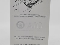 2x briljant geslepen diamanten, totaal 0,42 karaats ( si1) - afbeelding 4 van  8