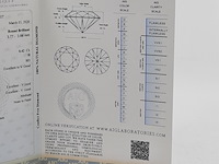 2x briljant geslepen diamanten, totaal 0,42 karaats ( si1) - afbeelding 6 van  8