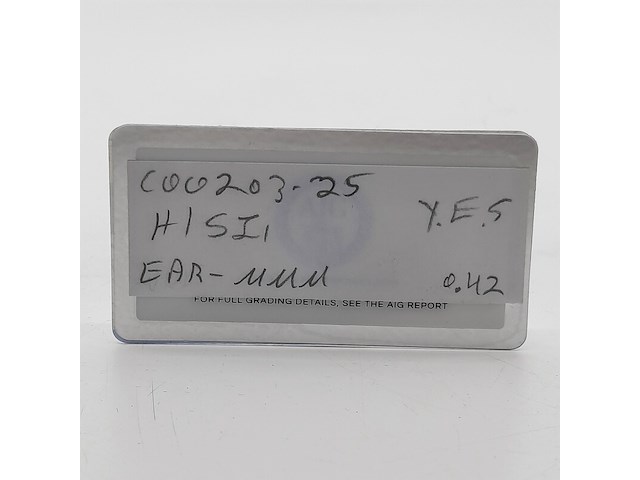 2x briljant geslepen diamanten, totaal 0,42 karaats ( si1) - afbeelding 7 van  8