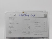 2x briljant geslepen diamanten, totaal 0,42 karaats ( si1) - afbeelding 8 van  8