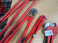 2x buigijzer, kniptangen en waterpomptang, o.a. knipex en - afbeelding 1 van  7