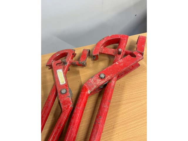 2x buigijzer, kniptangen en waterpomptang, o.a. knipex en - afbeelding 7 van  7