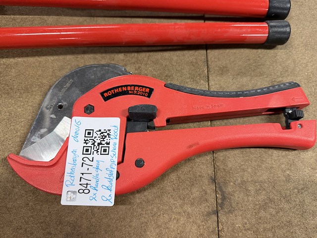 2x buigtang 2x kunststofschaar rothenberger - afbeelding 2 van  4