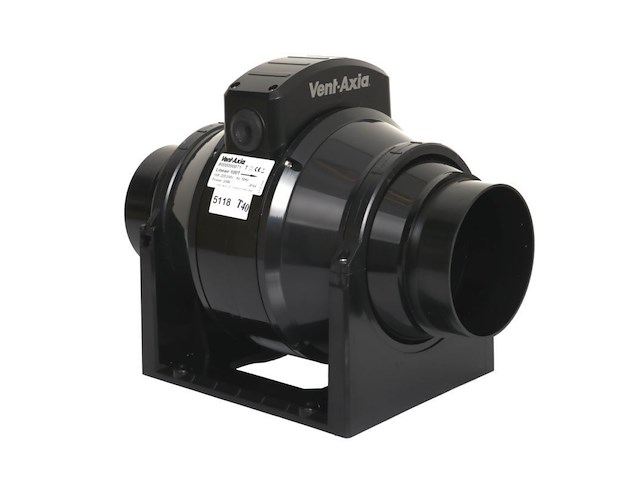 2x buisventilator 100mm mixed flow met timer vent-axia - afbeelding 2 van  5
