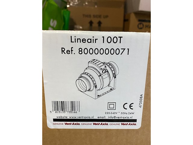 2x buisventilator 100mm mixed flow met timer vent-axia - afbeelding 3 van  5