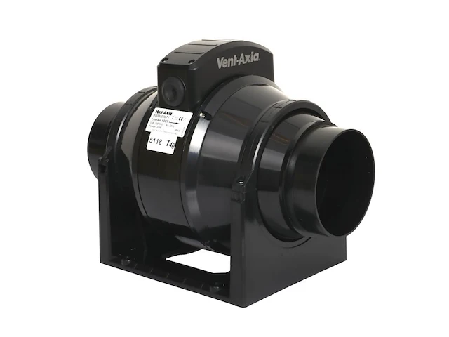 2x buisventilator 100mm mixed flow met timer, vent-axia - afbeelding 2 van  4