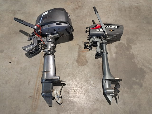 2x buitenboordmotor, suzuki & tohatsu - afbeelding 1 van  17