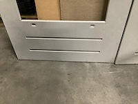 2x buitendeuren 88 x 231,5, grijs - afbeelding 2 van  3