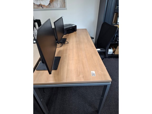 2x bureau met 1 bureaustoel - afbeelding 2 van  3