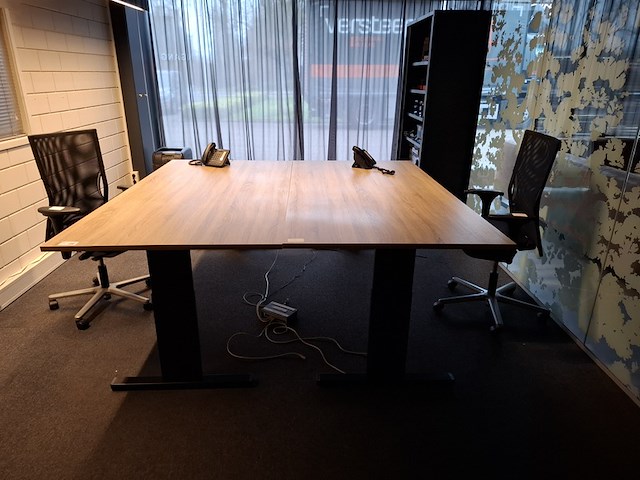 2x bureau met 2x bureaustoel - afbeelding 1 van  8