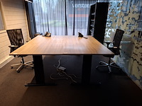 2x bureau met 2x bureaustoel - afbeelding 1 van  8