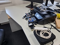 2x bureau met 2x bureaustoel - afbeelding 1 van  3