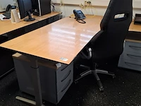 2x bureau met 2x bureaustoel - afbeelding 8 van  14