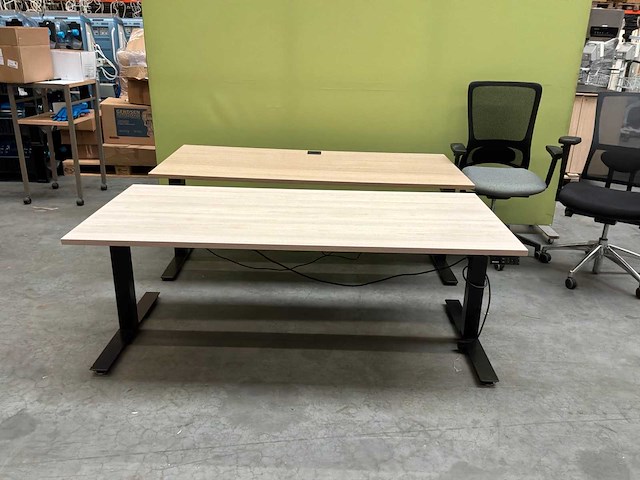 (2x) bureau’s inclusief 2 bureaustoelen - afbeelding 3 van  10