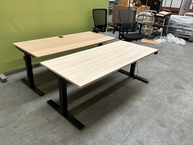 (2x) bureau’s inclusief 2 bureaustoelen - afbeelding 4 van  10