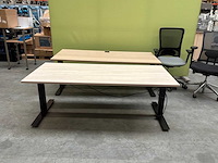(2x) bureau’s inclusief 2 bureaustoelen - afbeelding 3 van  10