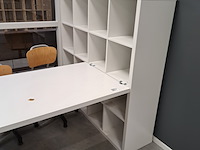 2x bureauset ikea, wit - afbeelding 5 van  11