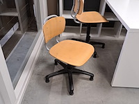 2x bureauset ikea, wit - afbeelding 8 van  11