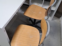 2x bureauset ikea, wit - afbeelding 10 van  11