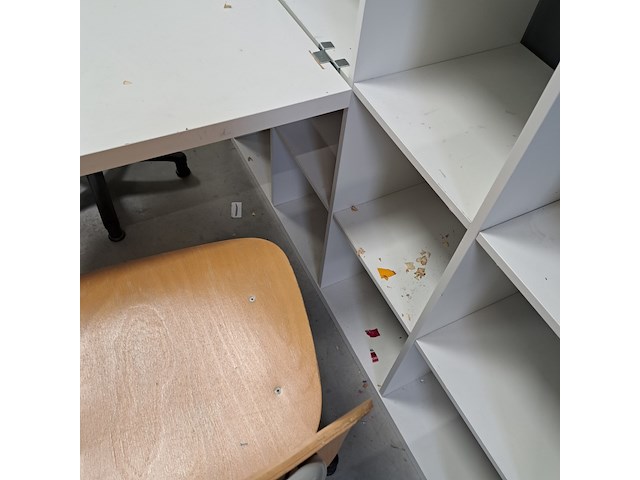2x bureauset ikea, wit - afbeelding 11 van  11