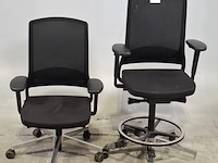 2x bureaustoel, gispen