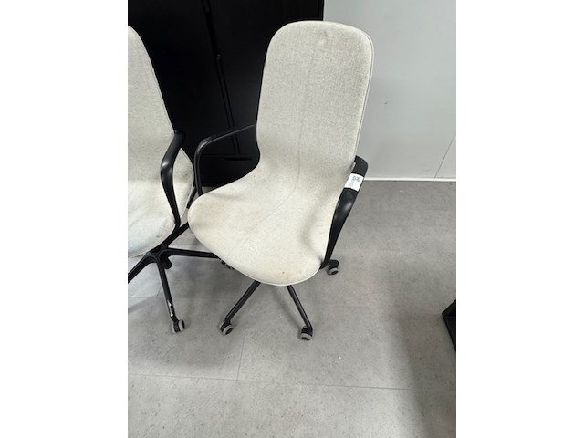 2x bureaustoel ikea, grijs - afbeelding 2 van  5