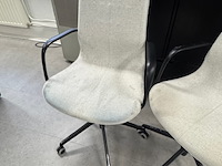 2x bureaustoel ikea, grijs - afbeelding 3 van  5